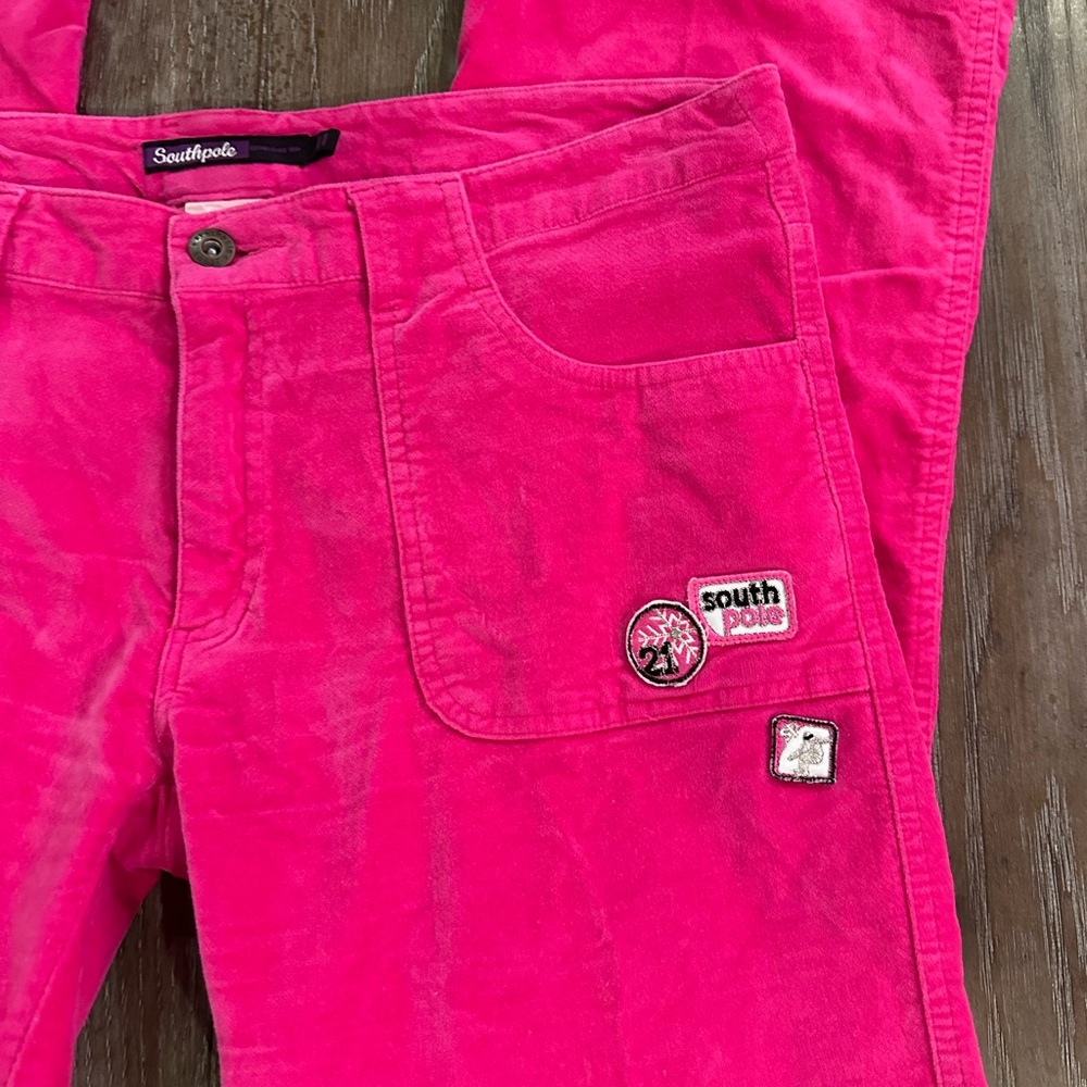 South Pole Pink Boot Cut Pants - Picture 3 of 16